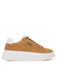 Liu Jo Sneakersy Babol 01 4A5737 TX098 Brązowy. Brązowe obuwie sportowe damskie Liu Jo, ze skóry, bez zapięcia. Za 379.99 zł.