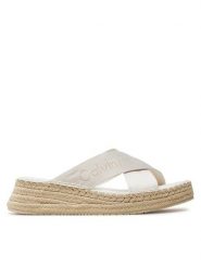 Calvin Klein Jeans Espadryle Sporty Wedge Rope Sandal Mr YW0YW01364 Biały. Białe espadryle damskie Calvin Klein Jeans, bez wzorów, z jeansu, bez obcasa. Za 429.99 zł.