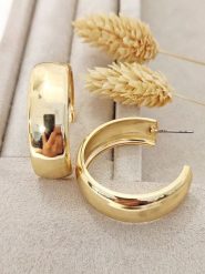 Nakkash Pozłacane kolczyki-kreole rozmiar: onesize. Żółte kolczyki damskie Nakkash, pozłacane. Za 19.58 zł.