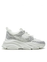 Steve Madden Sneakersy Privy SM19000082 Biały. Białe obuwie sportowe damskie Steve Madden, z materiału, bez zapięcia. Za 299.99 zł.