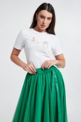 T-shirt damski JOOP!. T-shirty damskie Joop!, xxs, bez wzorów, bez kołnierzyka. W wyprzedaży za 220.35 zł.
