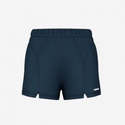 Szorty damskie Head Dynamic. Niebieskie spodenki sportowe damskie Head, bez wzorów, z tkaniny, tenisowe. W wyprzedaży za 234.00 zł.