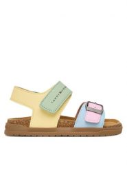 Tommy Hilfiger Sandały T3A2-34307-0326 M Kolorowy. Sandały dziewczęce Tommy Hilfiger, ze skóry, bez obcasa, bez zapięcia. Za 269.99 zł.