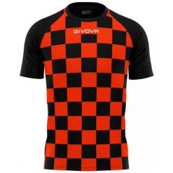 Koszulka Sportowa Givova Dama Pomarańczowa/Czarna - Optymalny Komfort. Brązowe koszulki sportowe damskie Givova, bez wzorów, z poliesteru, bez ramiączek, do piłki nożnej. Za 138.99 zł.