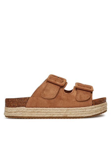 DeeZee Espadryle HB210-15ECOO Beżowy. Brązowe espadryle damskie DeeZee, bez wzorów, z materiału, bez obcasa. Za 111.99 zł.