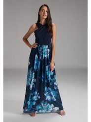 SWING Sukienka w kolorze granatowym rozmiar: 44. Niebieskie sukienki damskie Swing, bez wzorów, bez ramiączek. Za 347.99 zł.