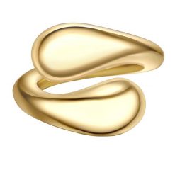 Yokoamii Pierscionek z metalowego stopu w zlocie zóltym Pierścionki 1 ct Damski. Żółte pierścionki damskie Yokoamii, metalowe. Za 159.99 zł.