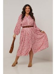 Curvy Lady Sukienka w kolorze jasnoróżowym rozmiar: 40/42. Różowe sukienki damskie Curvy Lady, bez wzorów, klasyczne, bez ramiączek. Za 127.65 zł.