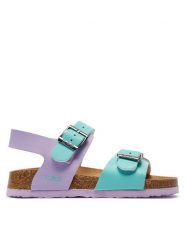 CMP Sandały Kids Raisho Sandal 3Q95674 Niebieski. Niebieskie sandały dziewczęce CMP, ze skóry, bez obcasa, bez zapięcia. Za 149.99 zł.