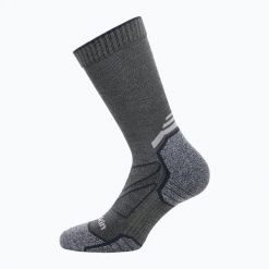 Skarpety Jack Wolfskin Vojo Light CL. Szare skarpetki damskie Jack Wolfskin, bez wzorów, z materiału. Za 66.99 zł.