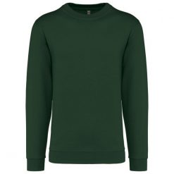 Bluza z okrągłym dekoltem Kariban. Zielone bluzy damskie KARIBAN, xl, bez wzorów, z bawełny, bez kaptura. Za 128.50 zł.