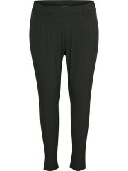 Kaffe Spodnie "Jia" w kolorze czarnym rozmiar: 52. Czarne spodnie materiałowe damskie Kaffe, bez wzorów, z materiału. Za 135.49 zł.