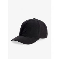 Czapka z daszkiem Odlo Performance Snapback Cap. Czarne czapki z daszkiem damskie ODLO, bez wzorów. Za 119.99 zł.