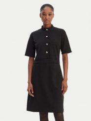 JOOP! Sukienka codzienna Tibra 10100209 Czarny Regular Fit. Czarne sukienki damskie Joop!, bez wzorów, z syntetyku, bez ramiączek. Za 819.99 zł.