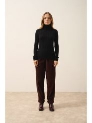 Just Cashmere Kaszmirowy golf "Serelith" w kolorze czarnym rozmiar: XL. Czarne golfy damskie Just Cashmere, xl, bez wzorów, z kaszmiru, bez ramiączek. Za 471.80 zł.