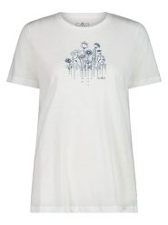 Cmp Koszulka w kolorze białym rozmiar: 46. Białe bluzki damskie CMP, bez wzorów, z bawełny, bez kołnierzyka, bez ramiączek. Za 62.03 zł.