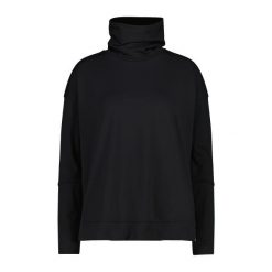 Damski sweter z okrągłym dekoltem CMP. Czarne swetry klasyczne damskie CMP, na zimę, bez kołnierzyka. Za 276.00 zł.