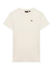Napapijri T-Shirt Salis NP0A4GEH Biały Regular Fit. Białe t-shirty i koszulki chłopięce Napapijri, bez wzorów, z bawełny, bez kołnierzyka, bez ramiączek. Za 98.99 zł.
