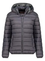 Geographical Norway Kurtka pikowana "Atichoko" w kolorze antracytowym rozmiar: XXL. Czarne kurtki damskie Geographical Norway, xxl, bez wzorów, bez kaptura. Za 155.15 zł.