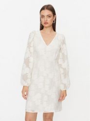 Samsøe Samsøe Sukienka codzienna Anai F00002933 Écru Regular Fit. Sukienki damskie Samsøe & Samsøe, bez wzorów, z syntetyku, bez ramiączek. Za 409.99 zł.