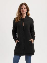 TRAVELIN' Bluza w kolorze czarnym rozmiar: S. Czarne bluzy damskie Travelin', s, bez wzorów, bez kaptura. Za 242.70 zł.