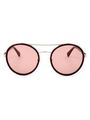 Longchamp Damskie okulary przeciwsłoneczne w kolorze srebrno-brązowo-jasnoróżowym rozmiar: 55. Brązowe okulary przeciwsłoneczne damskie Longchamp. Za 189.95 zł.