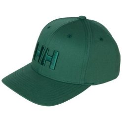 Czapka z daszkiem Helly Hansen Brand. Zielone czapki z daszkiem damskie Helly Hansen, bez wzorów. Za 256.00 zł.
