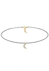 Elli Damski choker półksiężyc z kryształkami ze srebra próby 925 Naszyjniki 1 ct. Naszyjniki damskie Elli, z kryształem, srebrne. Za 248.99 zł.