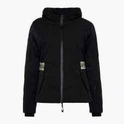 Kurtka narciarska damska EA7 Emporio Armani Kitzbuhel Protectum Thermore. Czarne kurtki damskie EA7 Emporio Armani, na zimę, l, bez wzorów, z elastanu, bez kaptura. Za 1,999.00 zł.