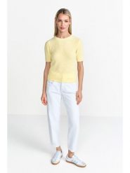 Rich & Royal Sweter w kolorze żółtym rozmiar: XS. Żółte swetry klasyczne damskie Rich & Royal, xs, ze splotem, bez kołnierzyka. Za 168.46 zł.