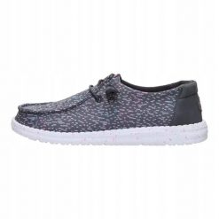 HeyDude Damskie Mokasyny Wendy Stretch Speckle. Białe mokasyny damskie Hey dude, z materiału, bez obcasa. Za 239.00 zł.