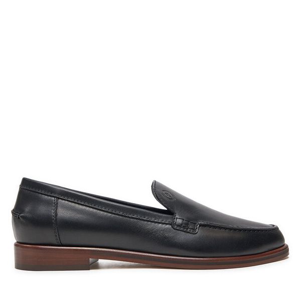 Lordsy Pollini. Czarne półbuty damskie Pollini, bez wzorów, bez obcasa, bez zapięcia. Za 2,299.00 zł.