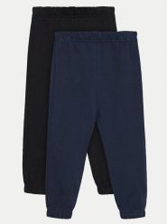 OVS Komplet spodni 1965040 Czarny Regular Fit. Czarne spodnie dresowe chłopięce OVS, z bawełny. Za 59.99 zł.