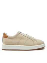 Lauren Ralph Lauren Sneakersy 802946811001 Beżowy. Brązowe obuwie sportowe damskie Lauren Ralph Lauren, ze skóry, bez zapięcia. Za 639.99 zł.