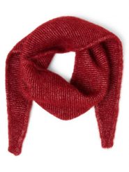 Samsøe Samsøe szalik z dzianiny z zawartością alpaki i merynosów - Sanor Kobiety Wełna merino czerwony, ONE SIZE. Czerwone szaliki damskie Samsøe & Samsøe, bez wzorów, z dzianiny. Za 199.95 zł.