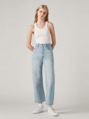 Levi's Dżinsy - Straight fit - w kolorze błękitnym rozmiar: W29/L27. Niebieskie jeansy damskie Levi's, z podwyższonym stanem. Za 209.82 zł.