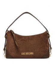 LOVE MOSCHINO Torebka JC4091PP1PLD130A Brązowy. Brązowe torebki klasyczne damskie Love Moschino, ze skóry, bez dodatków. Za 879.99 zł.