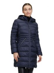 Betty Barclay Płaszcz pikowany w kolorze granatowym rozmiar: 44. Niebieskie płaszcze damskie Betty Barclay, bez wzorów, bez kaptura. Za 217.99 zł.