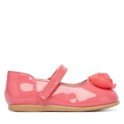 Baleriny Mayoral. Pomarańczowe baleriny dziewczęce Mayoral, bez wzorów, bez obcasa, bez zapięcia. Za 179.99 zł.