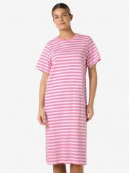 Noisy may Sukienka "Ember" w kolorze jasnoróżowo-białym rozmiar: L. Różowe sukienki damskie Noisy may, bez wzorów, z bawełny, bez ramiączek. Za 104.99 zł.