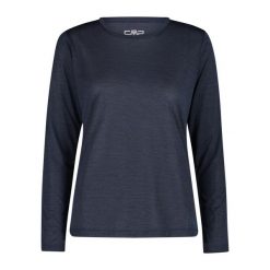 Koszulka damska turystyczna CMP 35N5566. Niebieskie koszulki damskie CMP, xs, bez wzorów, bez kołnierzyka, bez ramiączek. Za 176.50 zł.