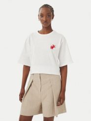 Vero Moda T-Shirt Tammie 10352701 Biały Regular Fit. Białe t-shirty damskie Vero Moda, xs, bez wzorów, z bawełny, bez kołnierzyka. Za 119.99 zł.