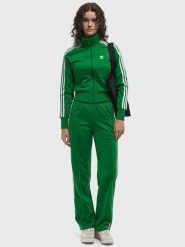 Adidas Bluza "Firebird" w kolorze zielonym rozmiar: XS. Zielone bluzy damskie Adidas, xs, bez wzorów, bez kaptura. Za 122.67 zł.