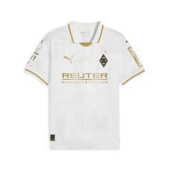 Młodzieżowa koszulka Borussia Mönchengladbach 125th Anniversary PUMA. Biała koszulki damskie Puma, m, z aplikacjami, bez kołnierzyka, bez ramiączek. Za 329.00 zł.