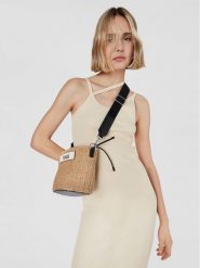 TOUS Torebka Saca Scoubidou 2001854651 Beżowy. Brązowe torebki klasyczne damskie tous, z syntetyku, bez dodatków. Za 799.99 zł.