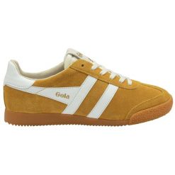 Sneakersy damskie Gola Elan. Białe obuwie sportowe casual damskie Gola, bez zapięcia. Za 449.00 zł.