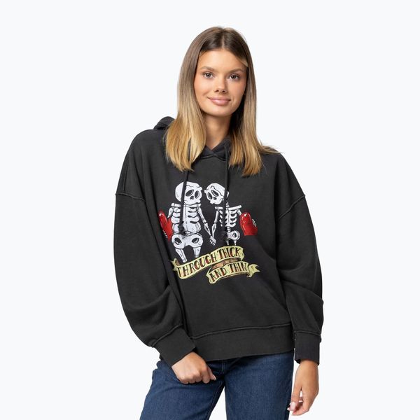Bluza damska Pitbull Thick & Thin Hooded. Szare bluzy damskie PITBULL, l, bez wzorów, z bawełny, bez kaptura. Za 209.99 zł.