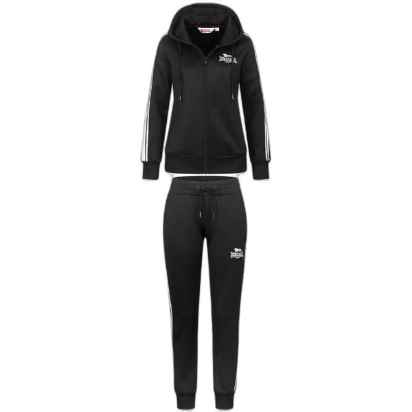 Damska bluza dresowa z kapturem Lonsdale Bromley. Czarne bluzy damskie Lonsdale, xl, bez wzorów, z dresówki, z kapturem. Za 334.29 zł.