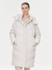 Calvin Klein Płaszcz zimowy Modern K20K205948 Écru Relaxed Fit. Kurtki damskie Calvin Klein, na zimę, m, bez wzorów, z syntetyku, bez kaptura. Za 1,049.00 zł.