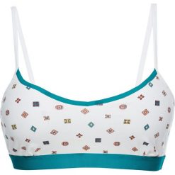 Biustonosz bustier bonprix z nadrukiem. Szare biustonosze bonprix, z nadrukiem. Za 21.99 zł.